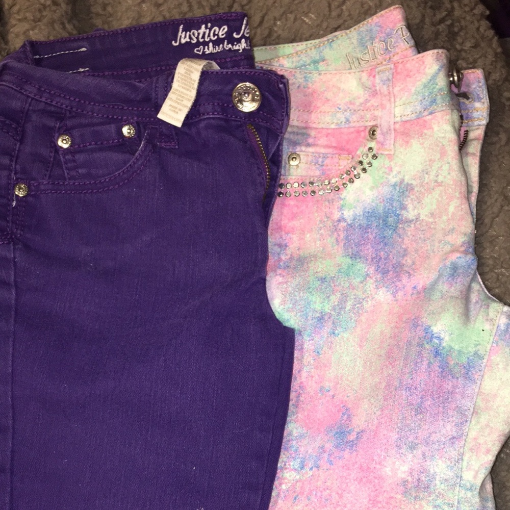 Justice size 12 girl jegging like new